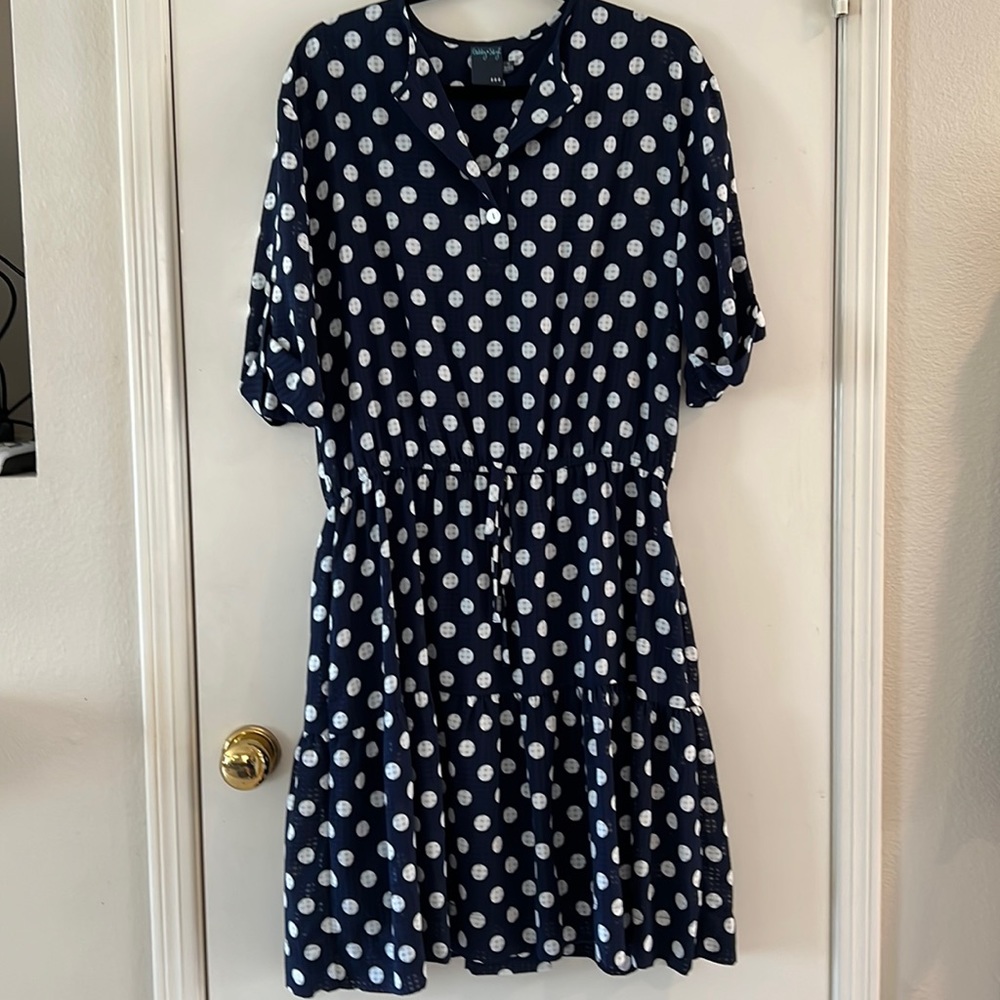 Gabby Skye polka dot dress